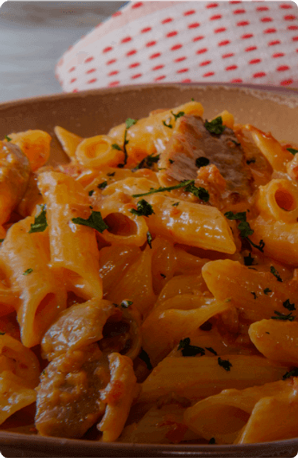 Peppy Tomato Oats Pasta in Pink Sauce