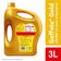 Saffola Gold Oil | Power of 3 | Blend of Rice Bran & Sunflower Oil | 2 L Jar