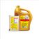 Saffola Gold Refined Oil|Blend of Rice Bran Oil & Sunflower Oil|Cooking Oil| Pro Healthy Lifestyle Edible Oil 5L Jar +1L Pouch