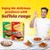 Saffola Soya Chunks, Tender & Juicy, 53% Protein, 200g