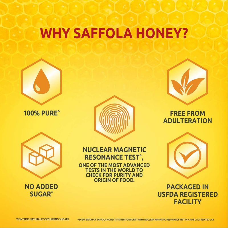 Saffola 100% Pure Honey 500g + 250g