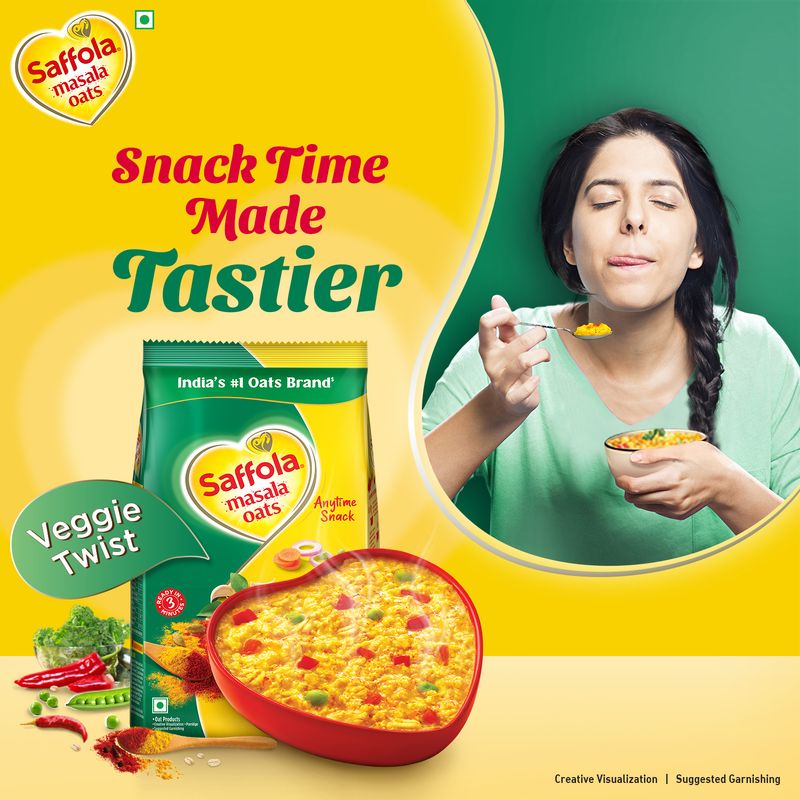 Saffola Masala Oats Veggie Twist- 500 gm