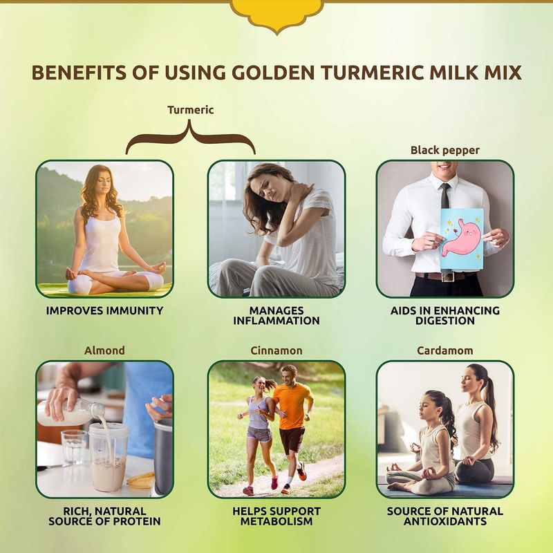 Immuniveda Kadha Mix 80g + Turmeric Milk Mix 400g