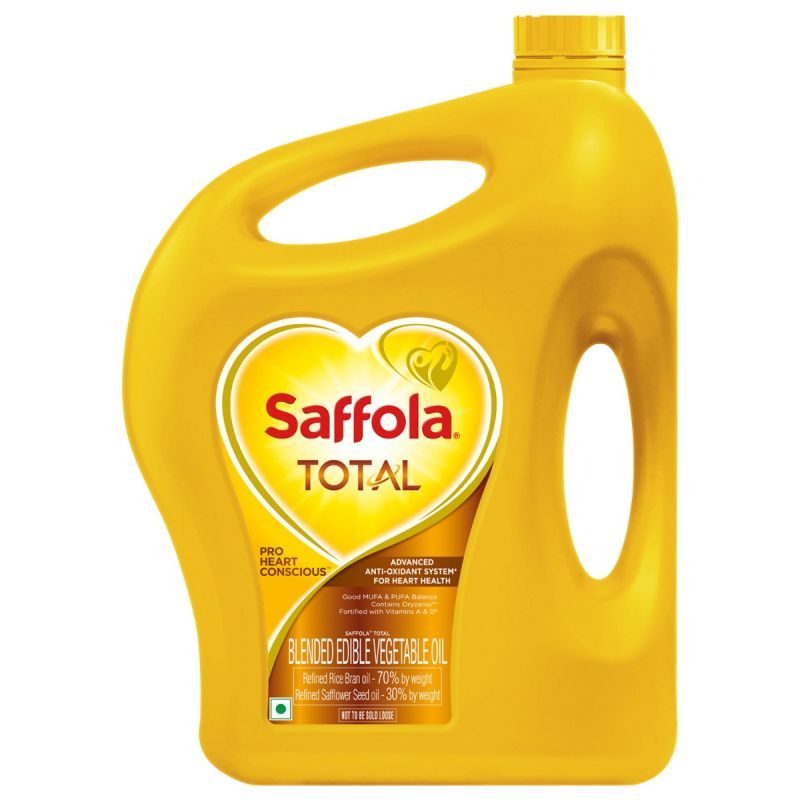 Saffola Total-Pro Heart Conscious Edible Oil- 5 L Jar