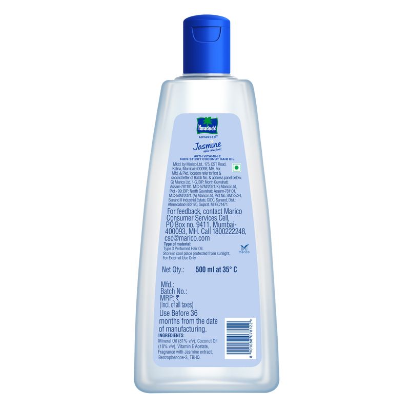 Buy Parachute advanced jasmine coconut hair oil and earn 2 points Buy Parachute advanced jasmine coconut hair oil and earn 2 points