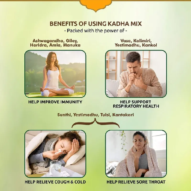 benefits of using kadha mix