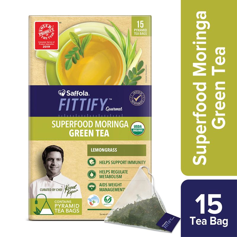 Fittify 15X2.5G Green Tea Lemon Grass (Pack of 3)