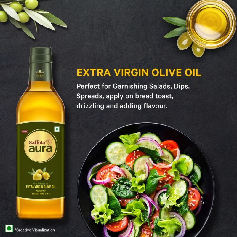 Saffola Aura Refined Olive Oil, 1ltr