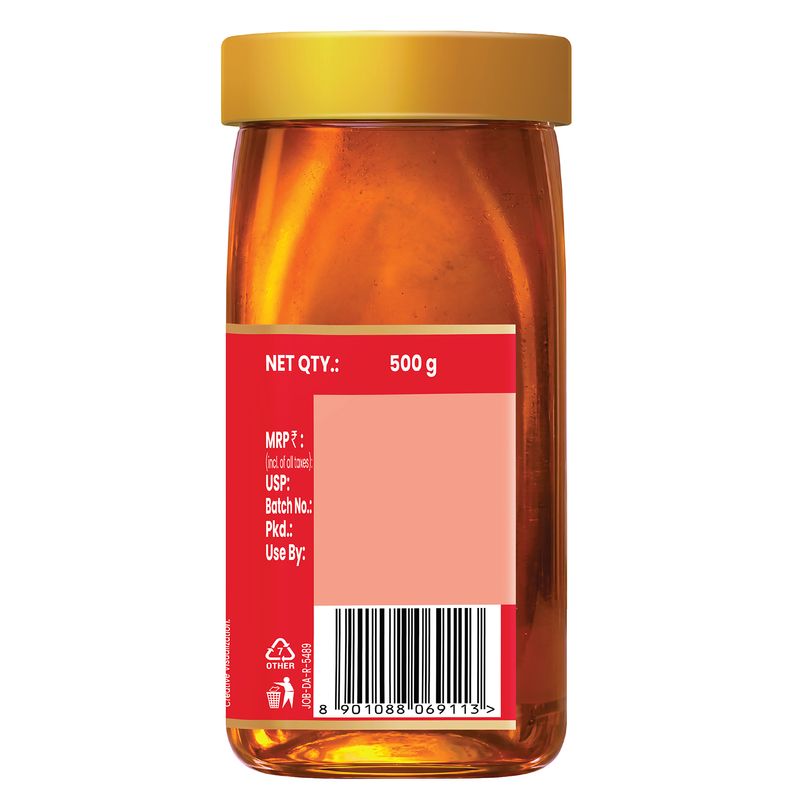 Saffola Honey Active, Made with Sundarban Forest Honey, No sugar adulteration, Natural Immunity booster, 500 g
