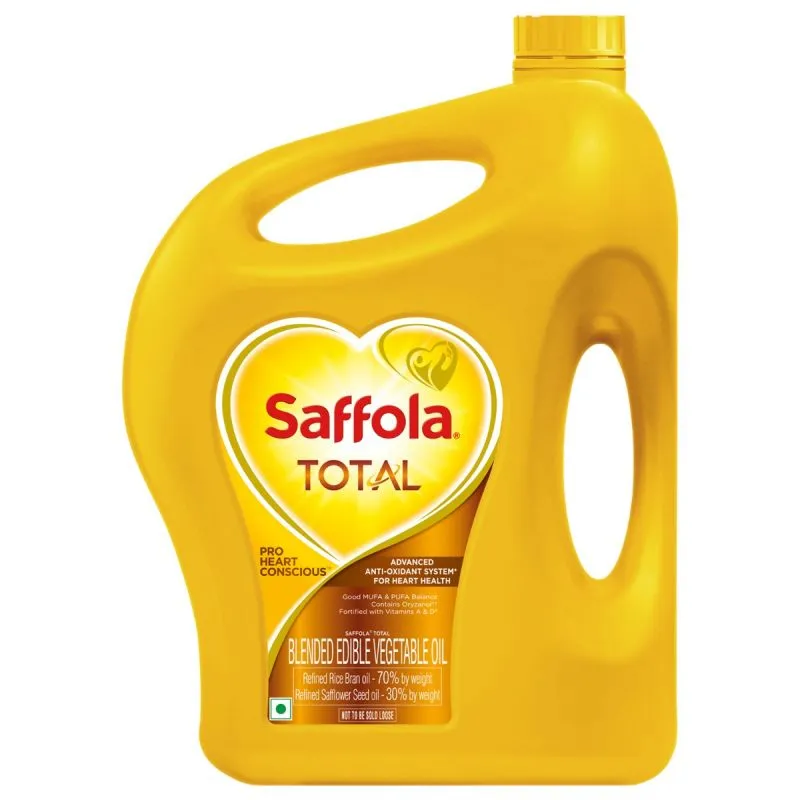 Saffola Oodles Yummy Masala 184g + Saffola Saffola Total-Pro Heart Conscious Edible Oil- 5 L Jar