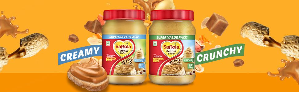 Buy Saffola Peanut Butter, Creamy, 350 Gm Online at Best Price in India ...