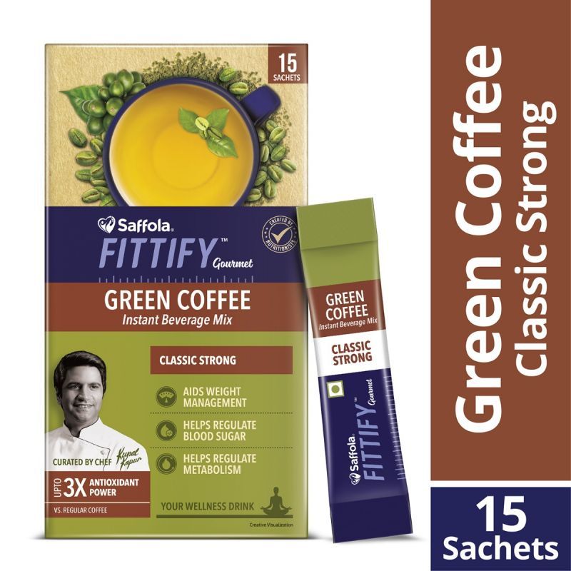 Buy Green Coffee Instant Beverage Mix, Classic Strong, 15 Sachets, 30