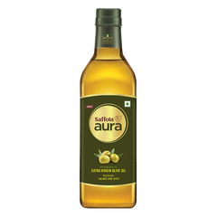 Saffola Aura Extra Virgin Olive Oil, 1ltr