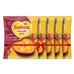 Saffola Masala Oats Peppy Tomato - 38 gm (Pack of 5)