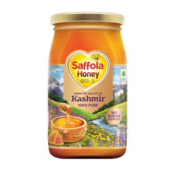 Saffola Honey Gold, 100% Pure Honey, Made with Kashmir Honey, 1Kg