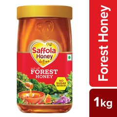 Saffola Honey Active, Made with Sundarban Forest Honey, 100% Pure Honey, No sugar adulteration,  Natural Immunity booster, 1Kg