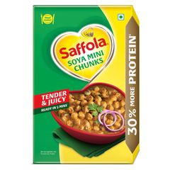 Saffola Soya Mini Chunks, Tender & Juicy, 53% Protein, 200g