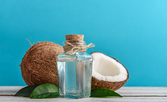 coconut oil for glowing skin